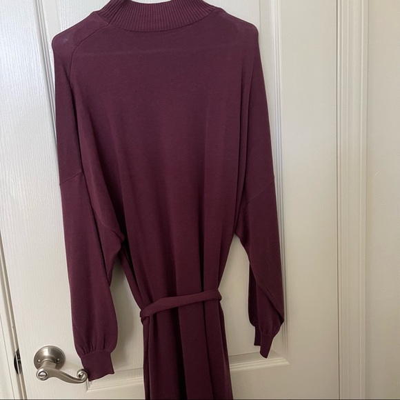 COPY - BlackMilk Mauve Knit Batwing Dress - Picture 6 of 10